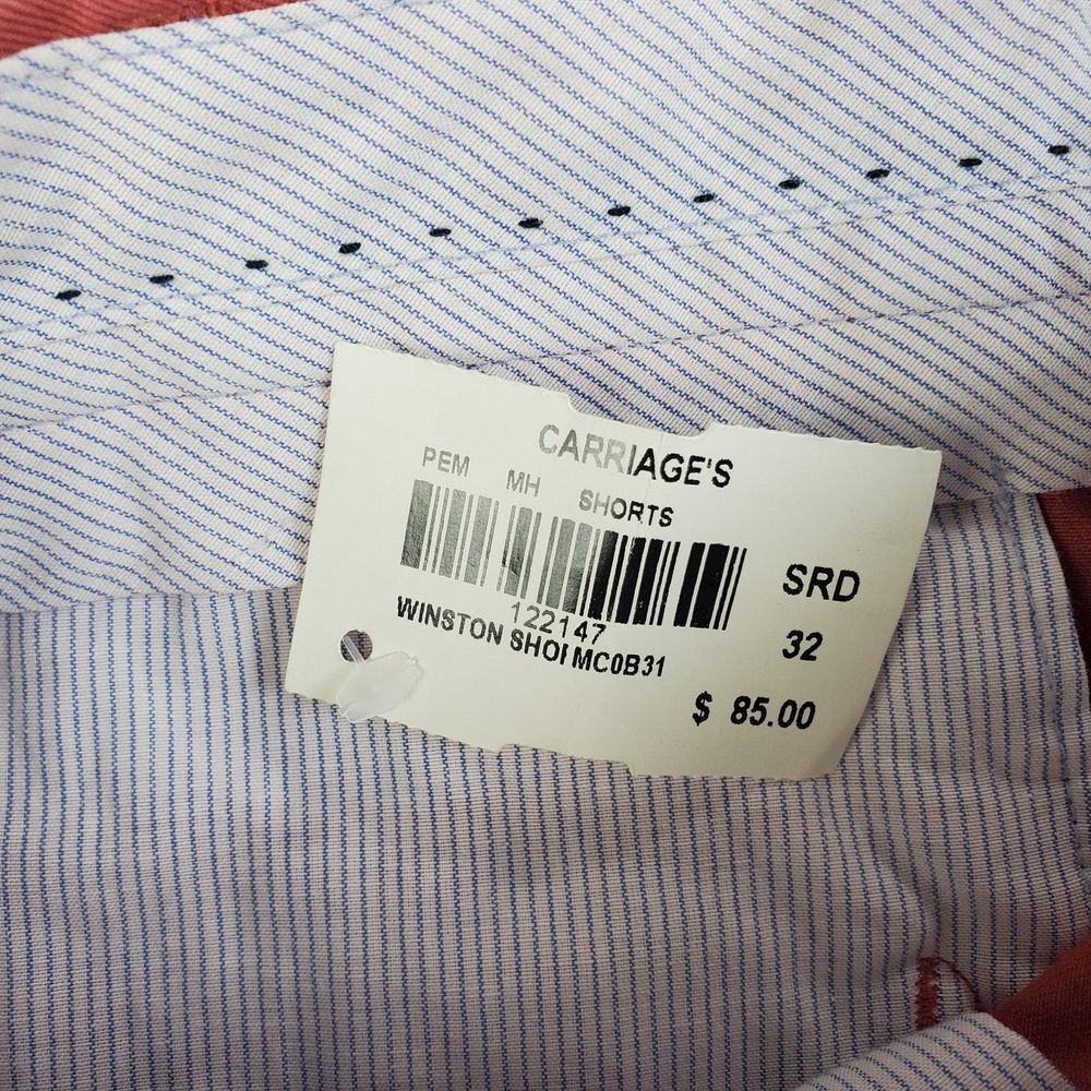 Peter Millar Shorts Mens *31×9 Pink Winston Washed Twill MC0B31 Casual Golf‎ NWT - Picture 3 of 10
